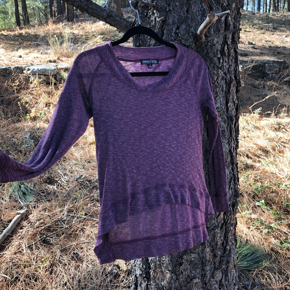 Purple Hi-Lo Top💟